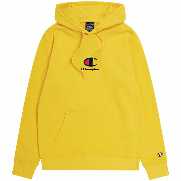  Men’s Hoodie Champion Hooded Yellow 